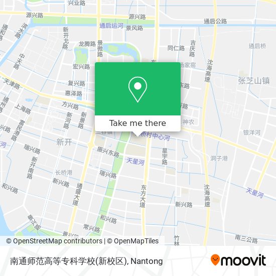 南通师范高等专科学校(新校区) map