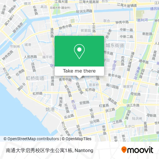 南通大学启秀校区学生公寓1栋 map