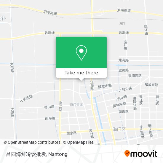 吕四海鲜冷饮批发 map