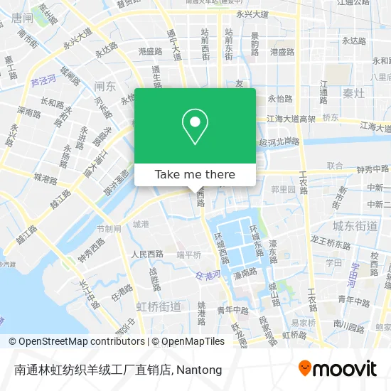 南通林虹纺织羊绒工厂直销店 map