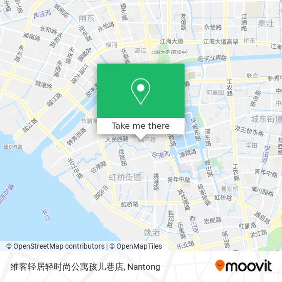 维客轻居轻时尚公寓孩儿巷店 map