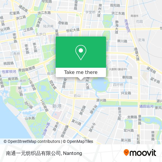 南通一元纺织品有限公司 map