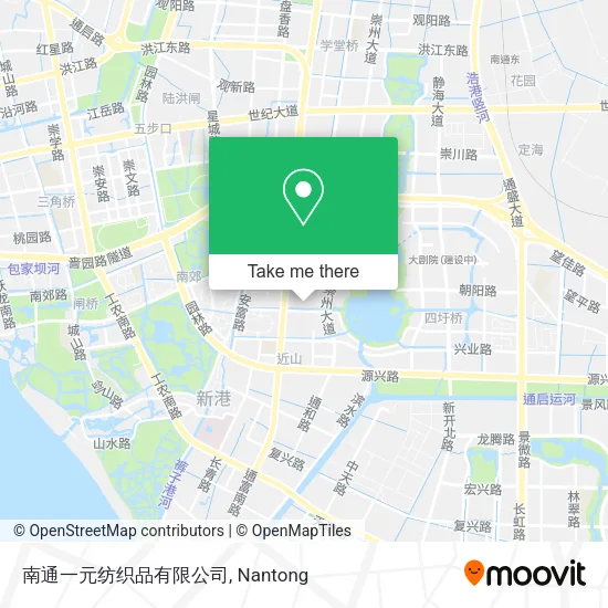 南通一元纺织品有限公司 map