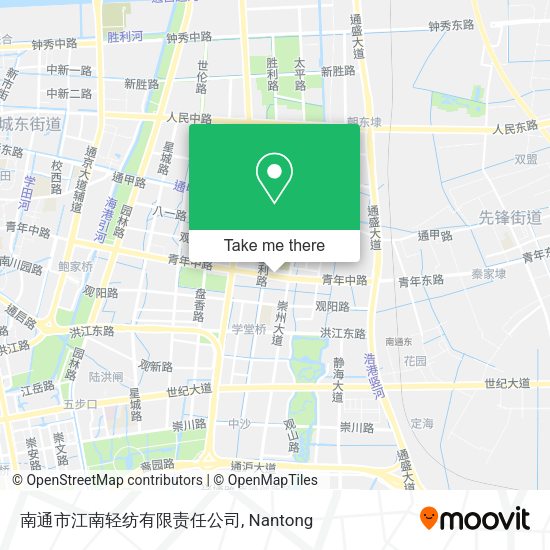 南通市江南轻纺有限责任公司 map