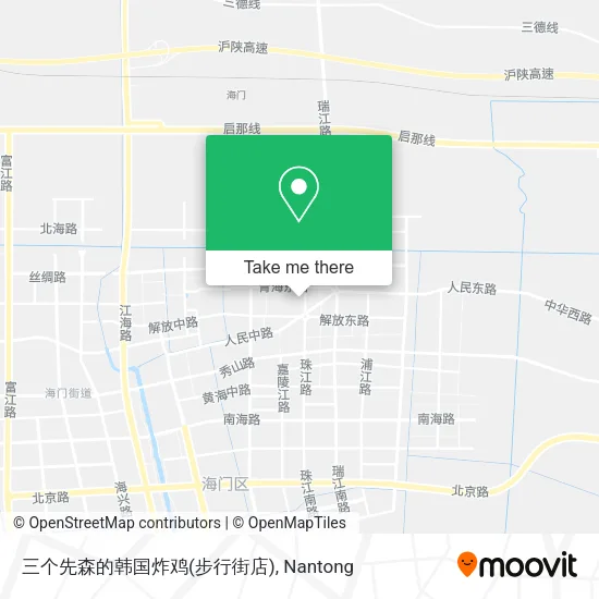 三个先森的韩国炸鸡(步行街店) map