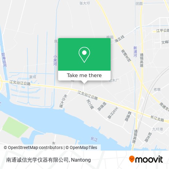 南通诚信光学仪器有限公司 map