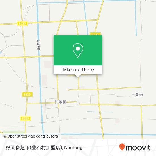 好又多超市(叠石村加盟店) map