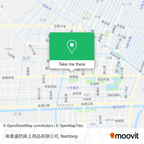 南通盛韵床上用品有限公司 map