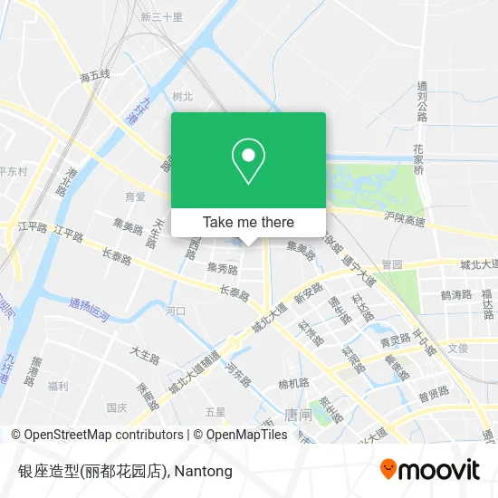 银座造型(丽都花园店) map