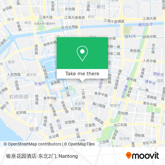 银座花园酒店-东北2门 map