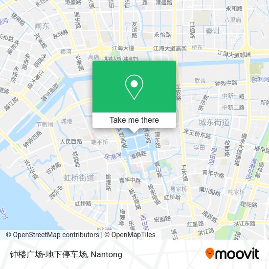 钟楼广场-地下停车场 map