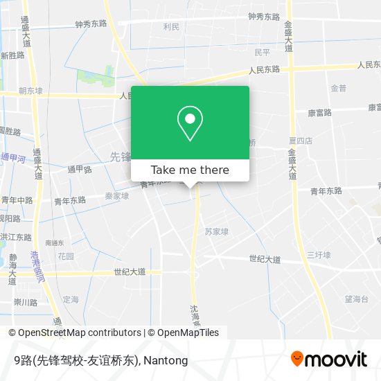 9路(先锋驾校-友谊桥东) map