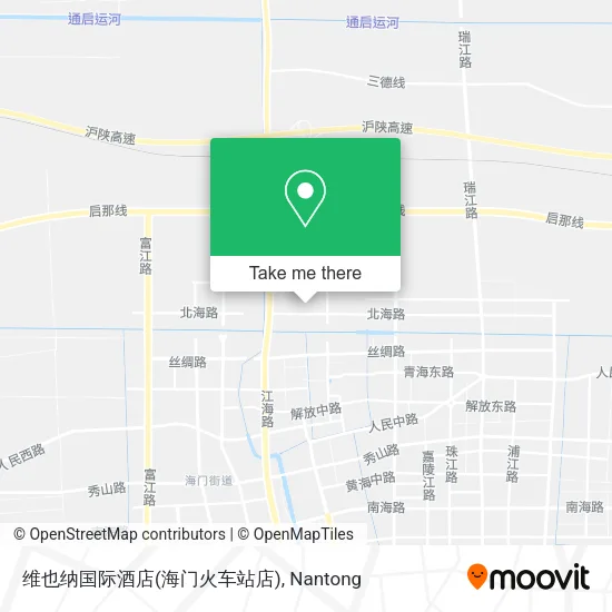 维也纳国际酒店(海门火车站店) map