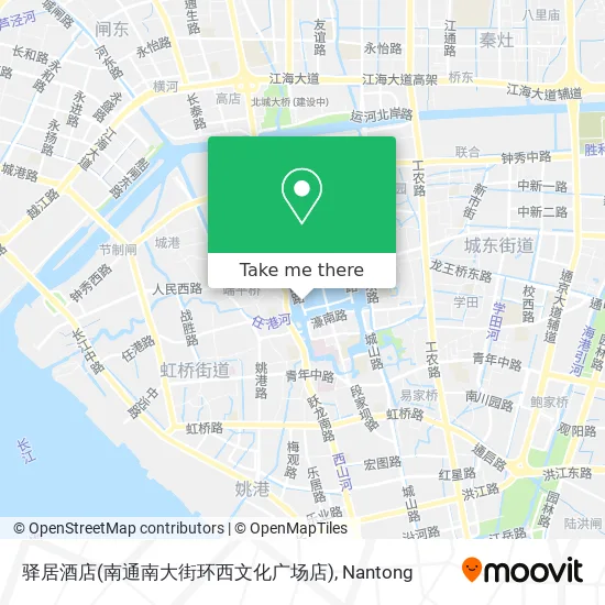 驿居酒店(南通南大街环西文化广场店) map