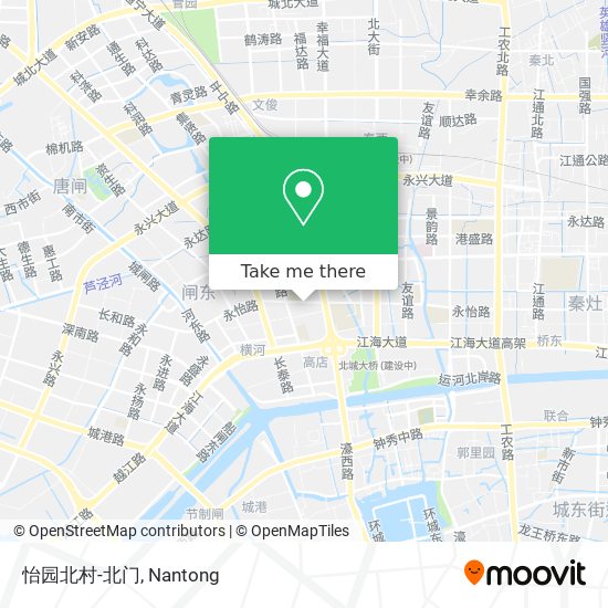 怡园北村-北门 map