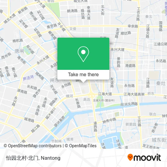 怡园北村-北门 map