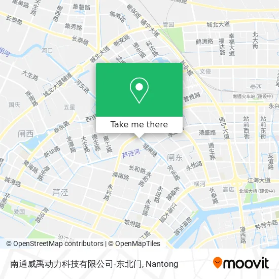 南通威禹动力科技有限公司-东北门 map