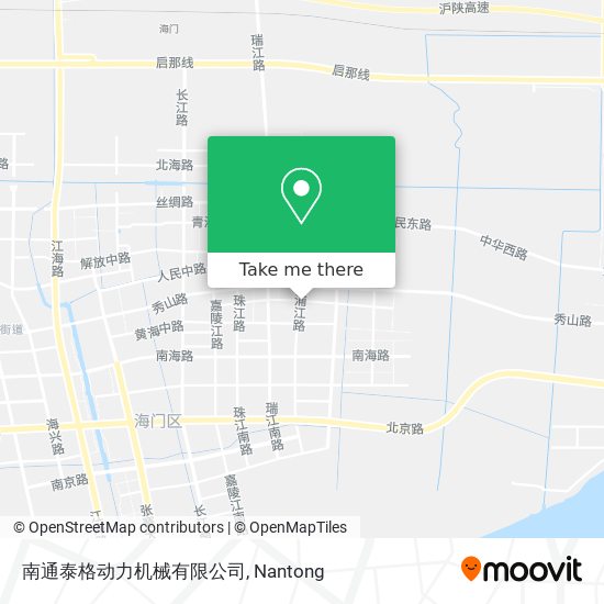 南通泰格动力机械有限公司 map