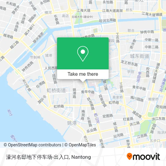 濠河名邸地下停车场-出入口 map