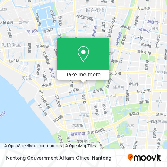 Nantong Gouvernment Affairs Office map