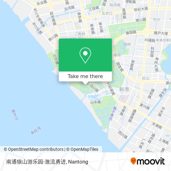 南通狼山游乐园-激流勇进 map