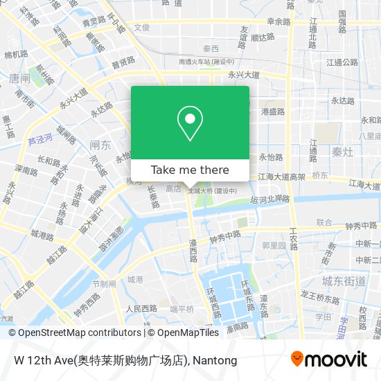 W 12th Ave(奥特莱斯购物广场店) map