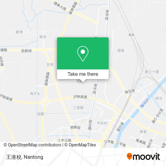 王港校 map