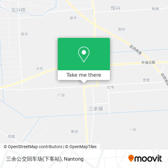 三余公交回车场(下客站) map