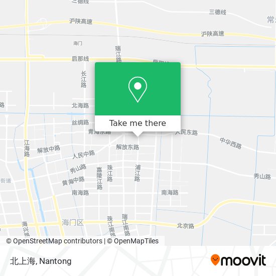 北上海 map