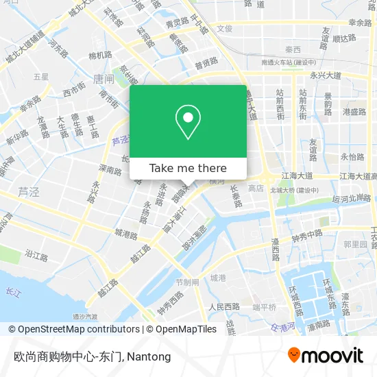 欧尚商购物中心-东门 map