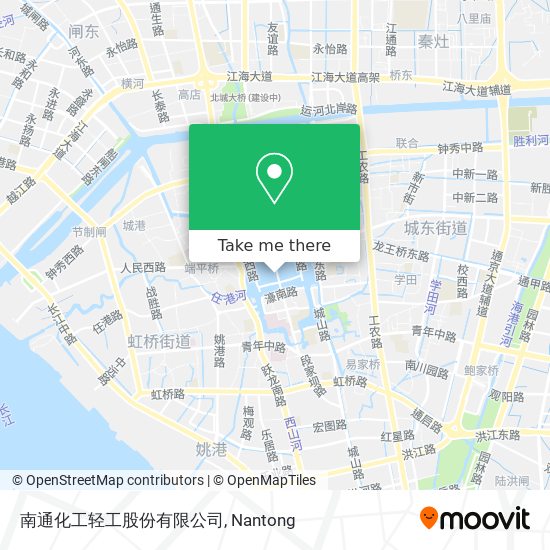 南通化工轻工股份有限公司 map