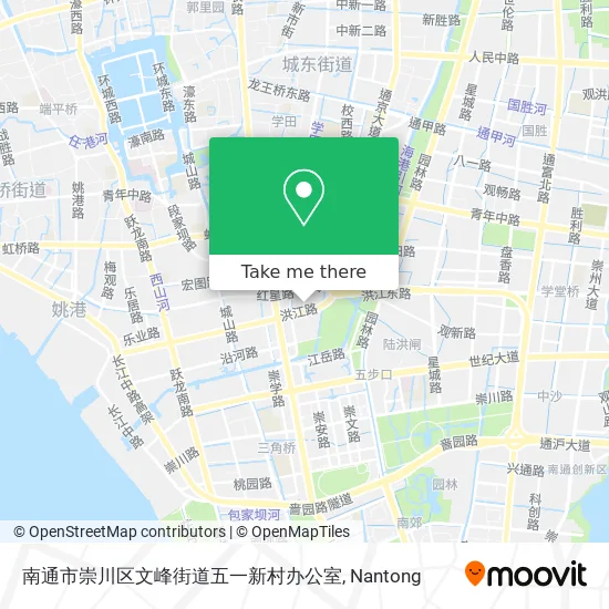 南通市崇川区文峰街道五一新村办公室 map