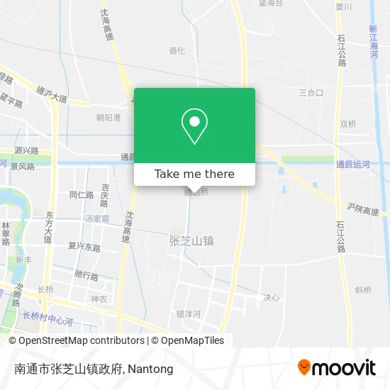 南通市张芝山镇政府 map
