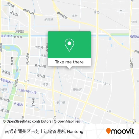 南通市通州区张芝山运输管理所 map