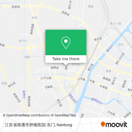 江苏省南通市肿瘤医院-东门 map