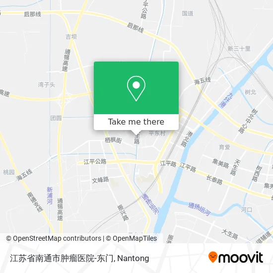江苏省南通市肿瘤医院-东门 map