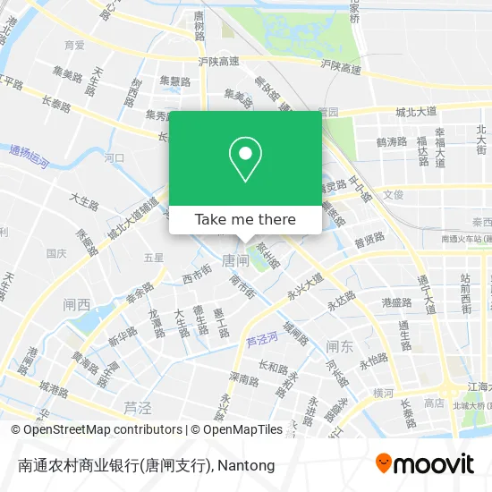 南通农村商业银行(唐闸支行) map