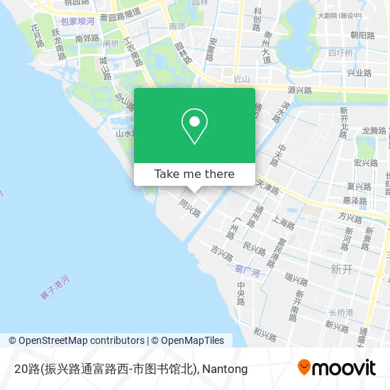 20路(振兴路通富路西-市图书馆北) map
