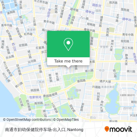 南通市妇幼保健院停车场-出入口 map