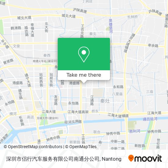 深圳市侣行汽车服务有限公司南通分公司 map