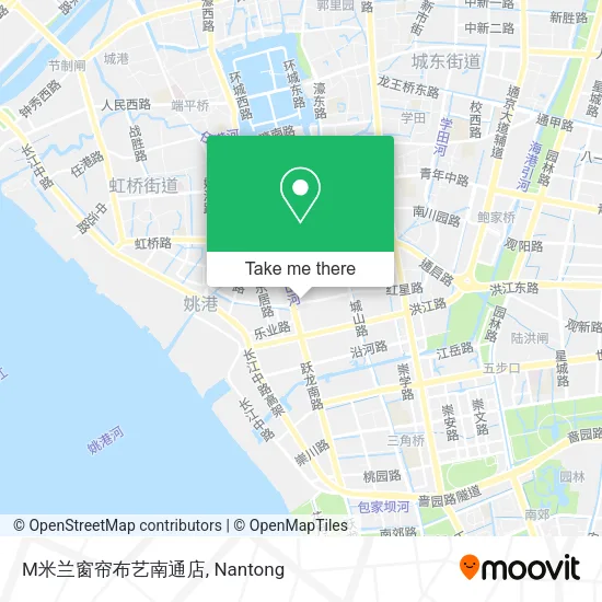 M米兰窗帘布艺南通店 map