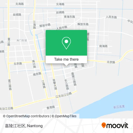嘉陵江社区 map