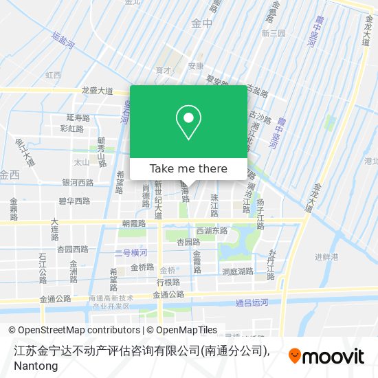 江苏金宁达不动产评估咨询有限公司(南通分公司) map
