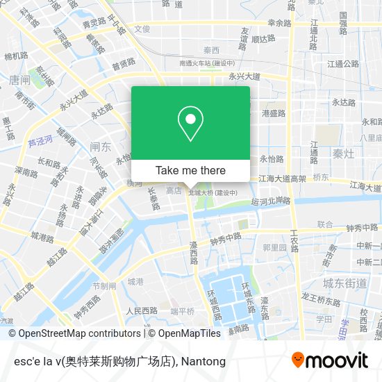 esc'e la v(奥特莱斯购物广场店) map