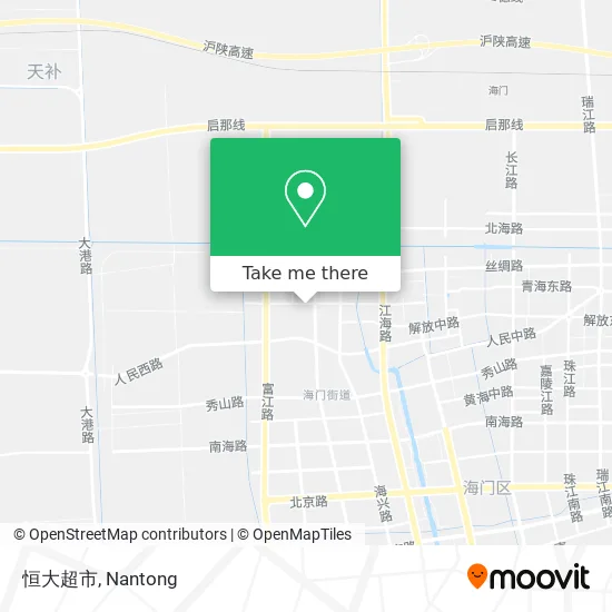 恒大超市 map