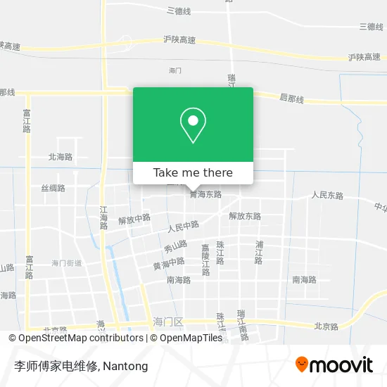 李师傅家电维修 map