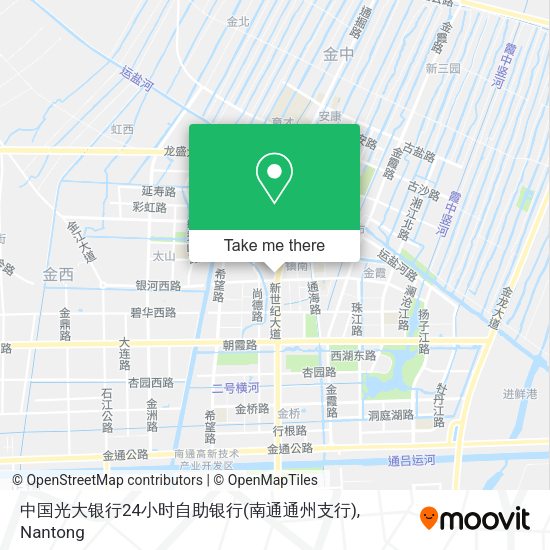中国光大银行24小时自助银行(南通通州支行) map