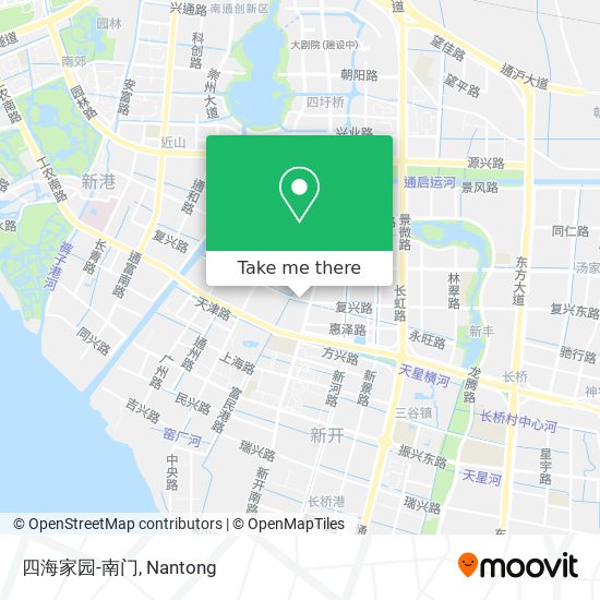 四海家园-南门 map