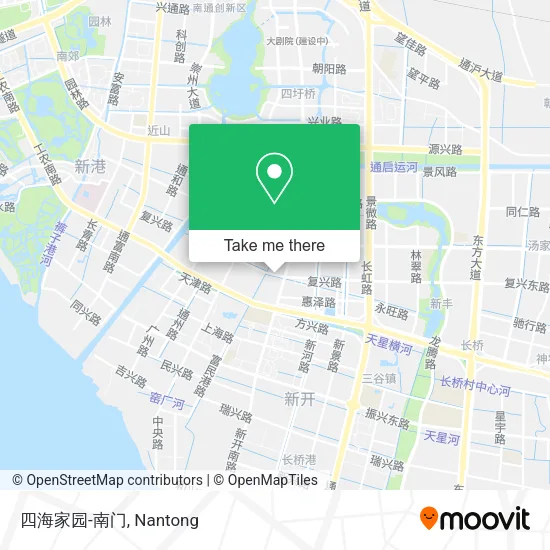 四海家园-南门 map