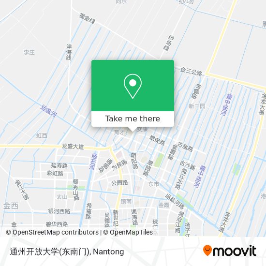 通州开放大学(东南门) map